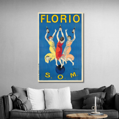 Florio Leonetto Cappiello lcp49 quadro stampato su tela