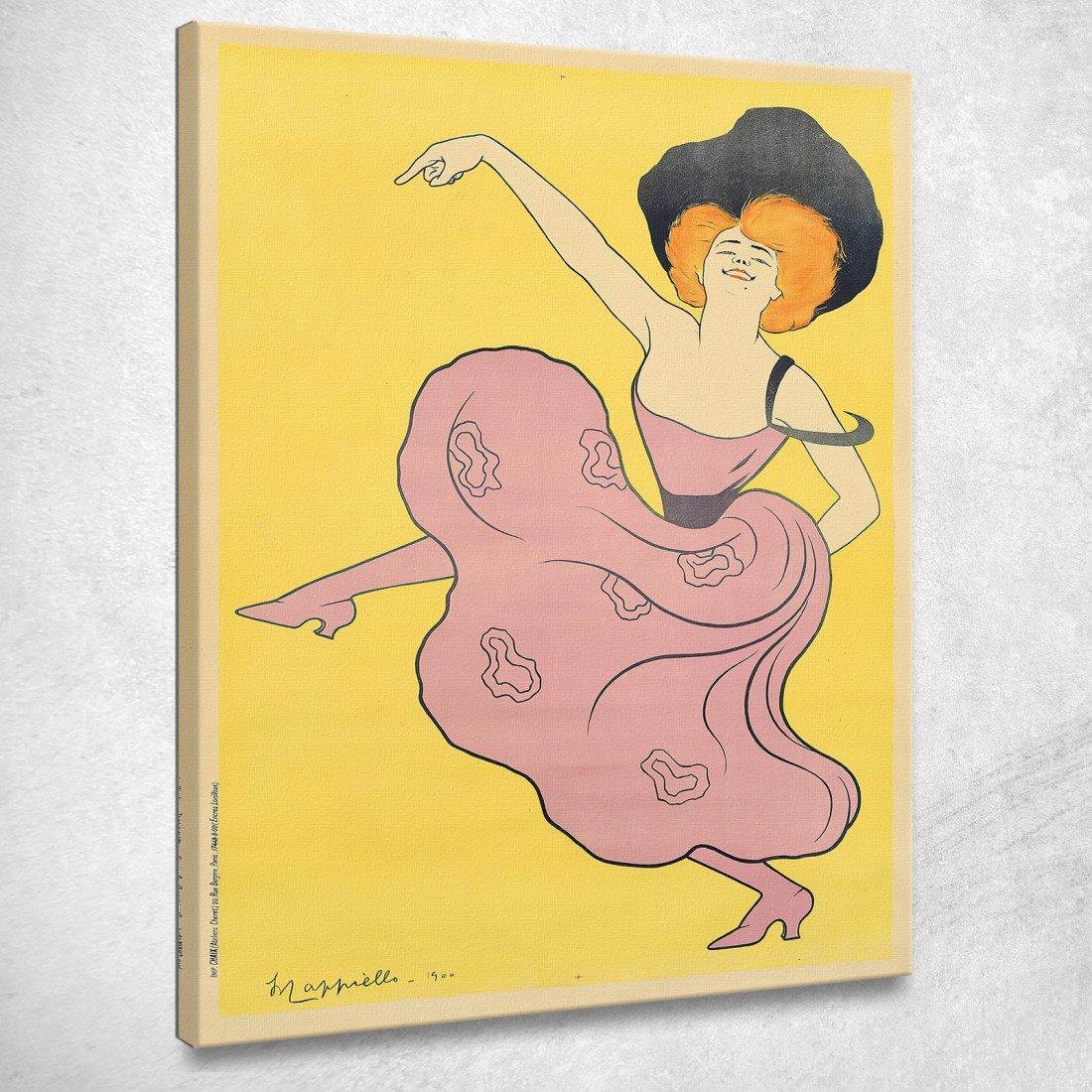 Follie Della Pastorella Leonetto Cappiello lcp50 quadro stampato su tela