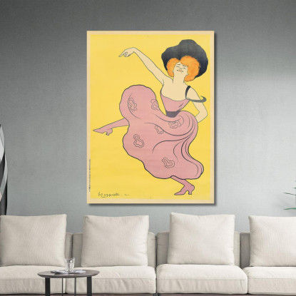 Follie Della Pastorella Leonetto Cappiello lcp50 quadro stampato su tela