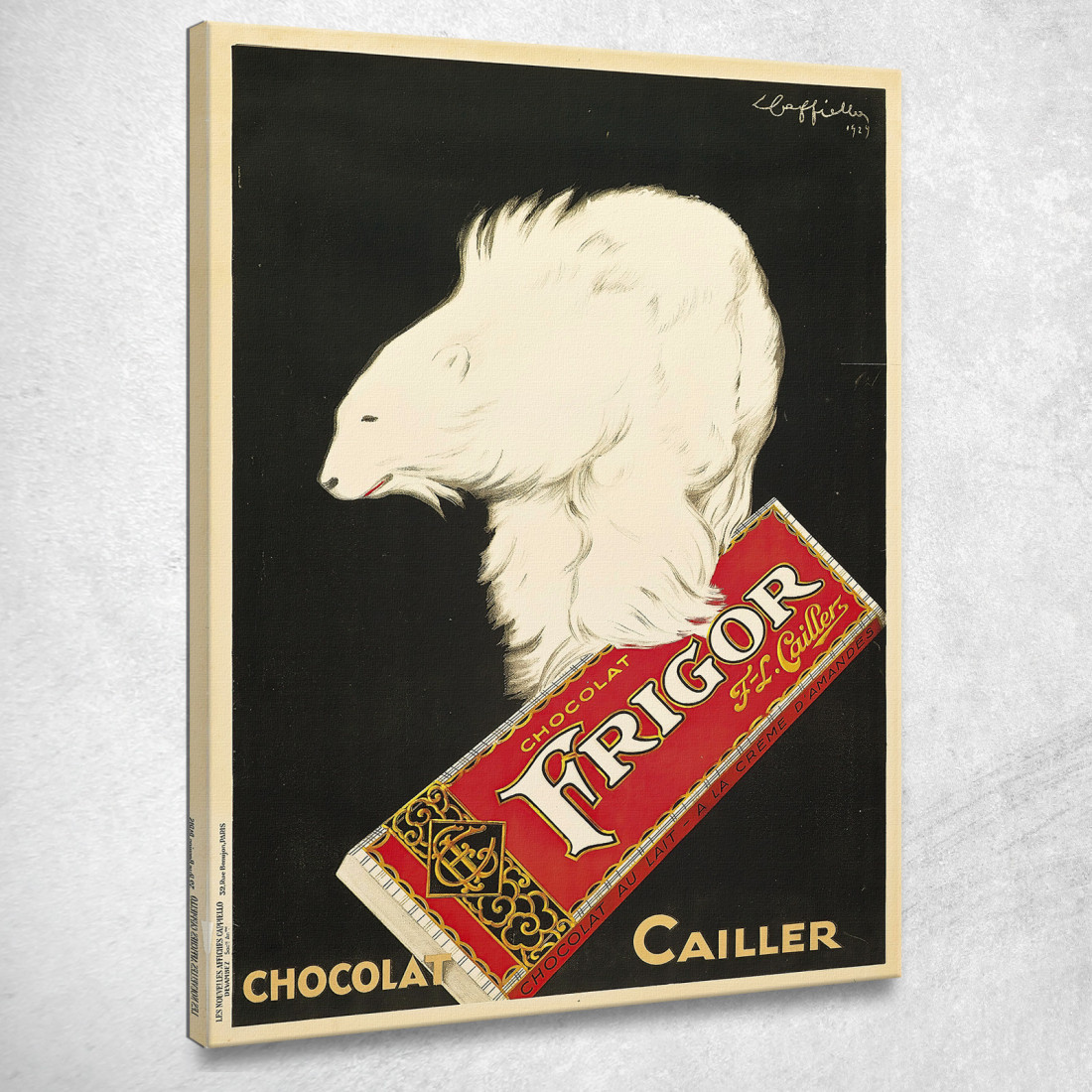 Frigor Chocolat Cailler Leonetto Cappiello lcp51 quadro stampato su tela