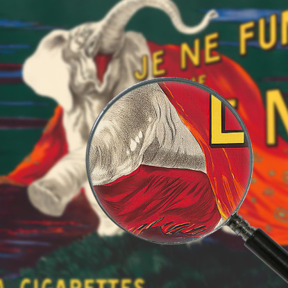 Fumo Solo Zero Leonetto Cappiello lcp52 quadro stampato su tela