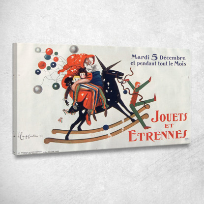 Giocattoli E Regali Leonetto Cappiello lcp54 quadro stampato su tela