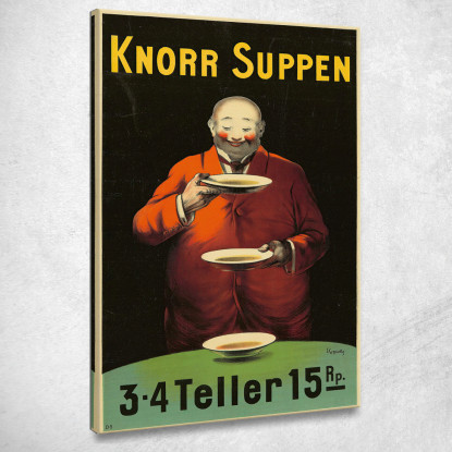 Zuppe Knorr Leonetto Cappiello lcp56 quadro stampato su tela