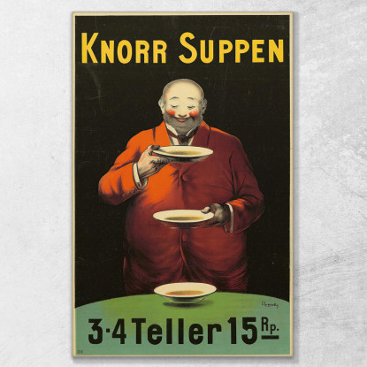 Zuppe Knorr Leonetto Cappiello lcp56 quadro stampato su tela