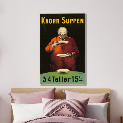 Zuppe Knorr Leonetto Cappiello lcp56 quadro stampato su tela