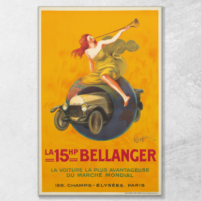 Il Bellanger Da 15 Cv Leonetto Cappiello lcp57 quadro stampato su tela