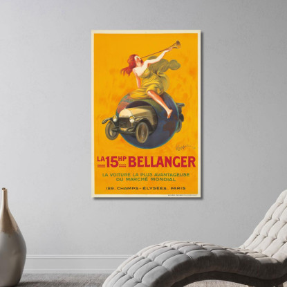 Il Bellanger Da 15 Cv Leonetto Cappiello lcp57 quadro stampato su tela
