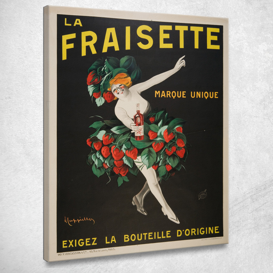La Fragola Leonetto Cappiello lcp60 quadro stampato su tela