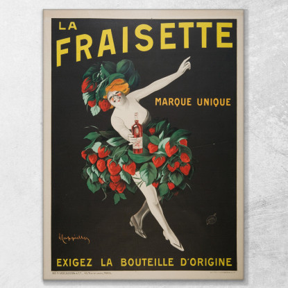 La Fragola Leonetto Cappiello lcp60 quadro stampato su tela