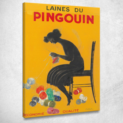 Lana Di Pinguino Leonetto Cappiello lcp62 quadro stampato su tela