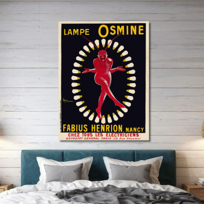 Lampada Osmine Leonetto Cappiello lcp63 quadro stampato su tela