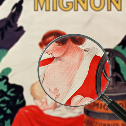 Lavatrice Carina Leonetto Cappiello lcp64 quadro stampato su tela