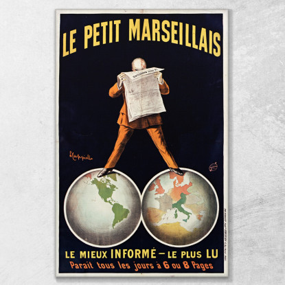 Le Petit Marseillais Leonetto Cappiello lcp69 quadro stampato su tela
