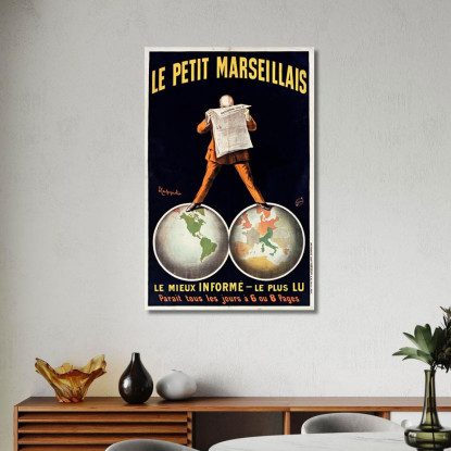 Le Petit Marseillais Leonetto Cappiello lcp69 quadro stampato su tela