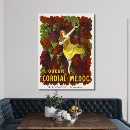 Liquore Cordial-Médoc Leonetto Cappiello lcp74 quadro stampato su tela