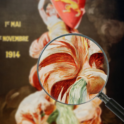Fiera Internazionale Di Lione Leonetto Cappiello lcp76 quadro stampato su tela