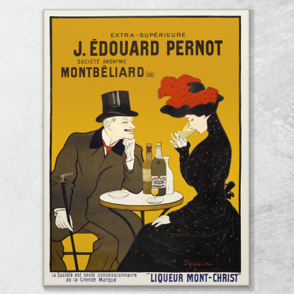 Uomo E Donna In Un Bar Leonetto Cappiello lcp78 quadro stampato su tela