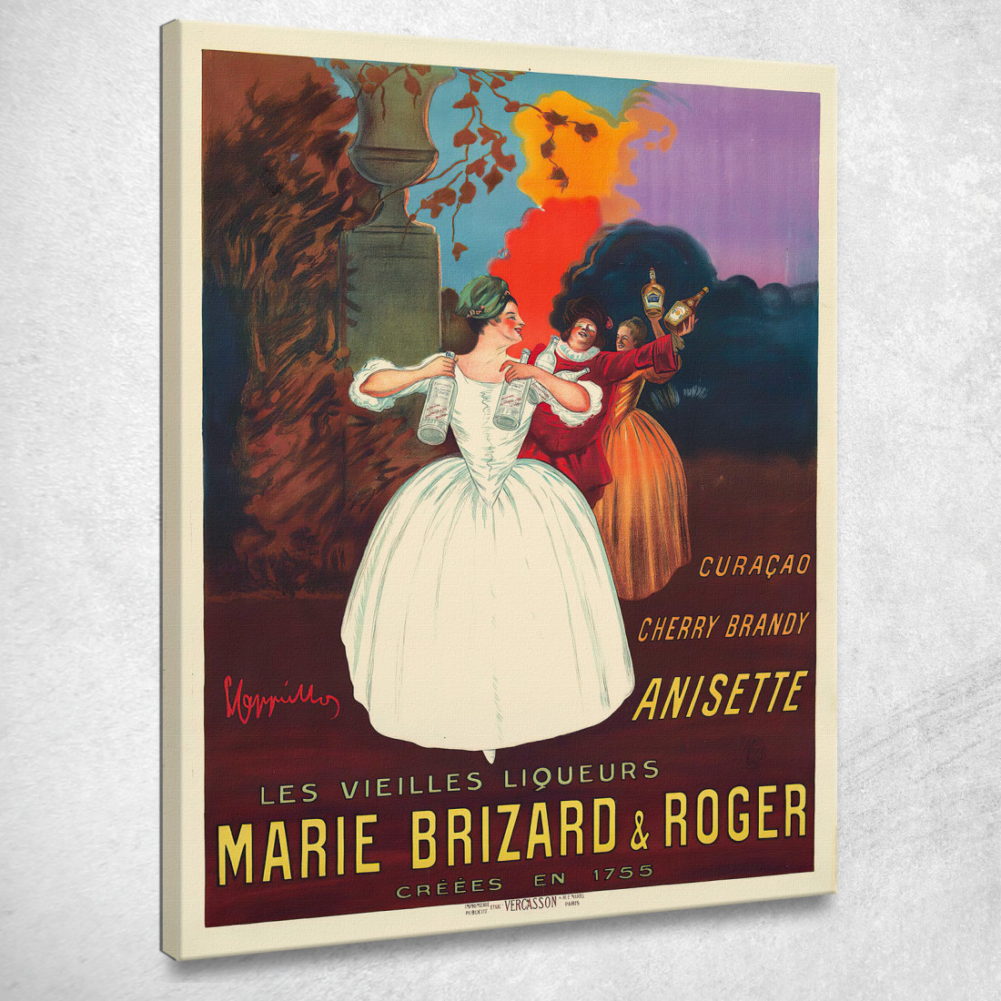 Marie Brizard E Roger Leonetto Cappiello lcp81 quadro stampato su tela