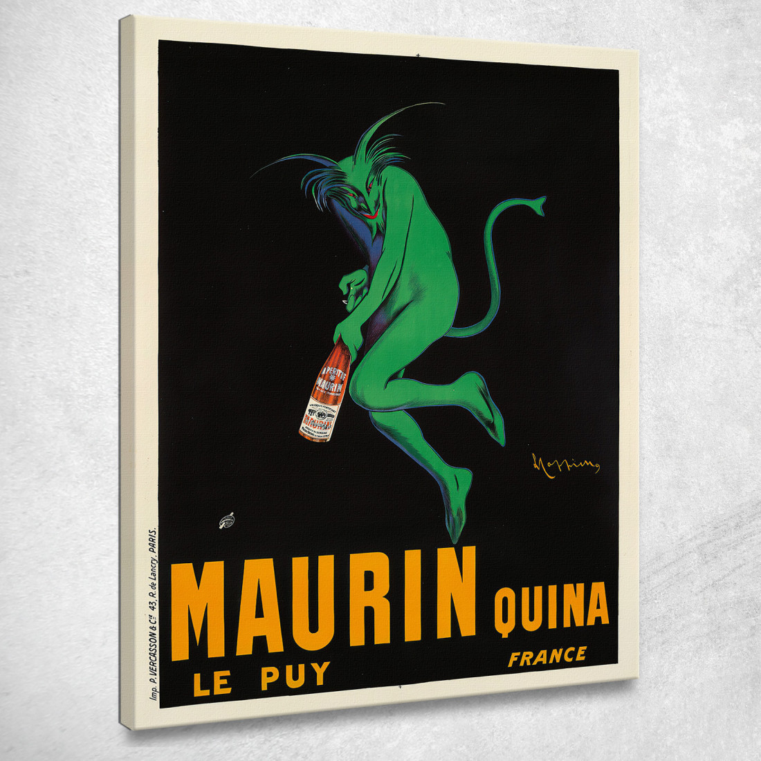 Maurin Quina Leonetto Cappiello lcp82 quadro stampato su tela