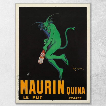 Maurin Quina Leonetto Cappiello lcp82 quadro stampato su tela