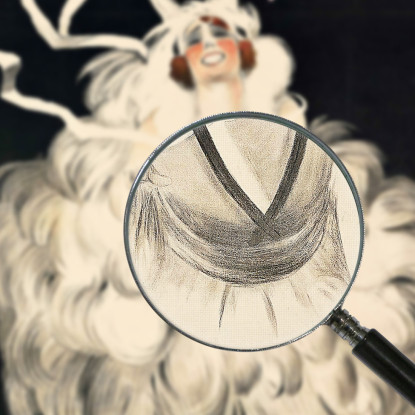 Mistinguett Casinò Di Parigi Leonetto Cappiello lcp83 quadro stampato su tela