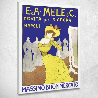 Novita Per Signora Leonetto Cappiello lcp86 quadro stampato su tela