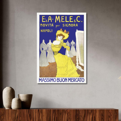 Novita Per Signora Leonetto Cappiello lcp86 quadro stampato su tela