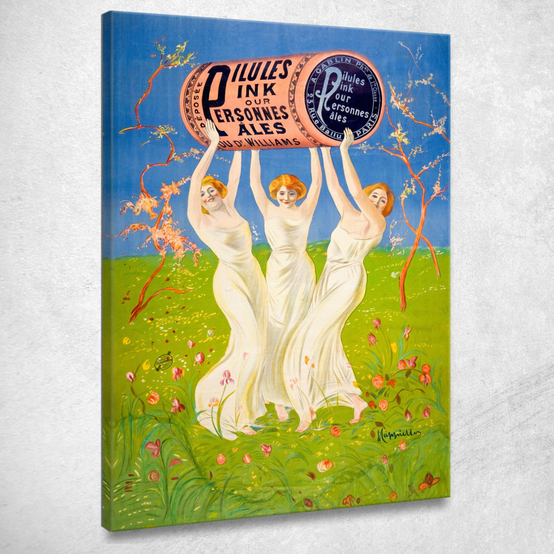 Pillole Rosa Per Persone Pallide 2 Leonetto Cappiello lcp92 quadro stampato su tela