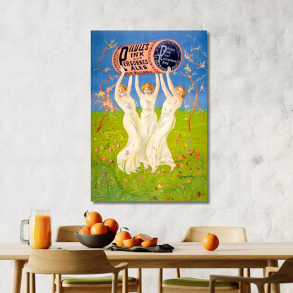 Pillole Rosa Per Persone Pallide 2 Leonetto Cappiello lcp92 quadro stampato su tela