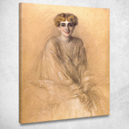 Ritratto Di Madame Lucien Muhlfeld Leonetto Cappiello lcp94 quadro stampato su tela