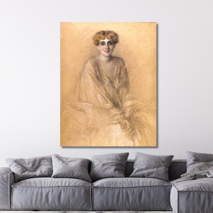 Ritratto Di Madame Lucien Muhlfeld Leonetto Cappiello lcp94 quadro stampato su tela