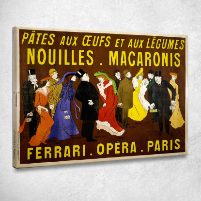 Poster Per Tagliatelle E Pasta Leonetto Cappiello lcp95 quadro stampato su tela