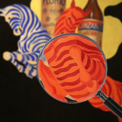 Manifesto Per Florio Cinzano Leonetto Cappiello lcp96 quadro stampato su tela