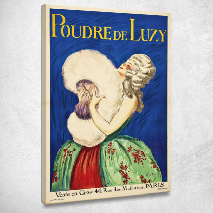Polvere Luzy Leonetto Cappiello lcp97 quadro stampato su tela