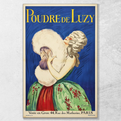 Polvere Luzy Leonetto Cappiello lcp97 quadro stampato su tela