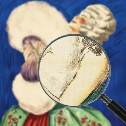 Polvere Luzy Leonetto Cappiello lcp97 quadro stampato su tela