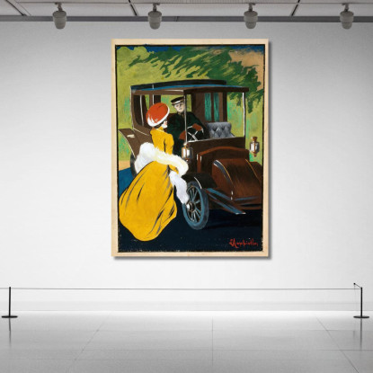 Progetto Di Poster Per Automobili Charron Leonetto Cappiello lcp99 quadro stampato su tela