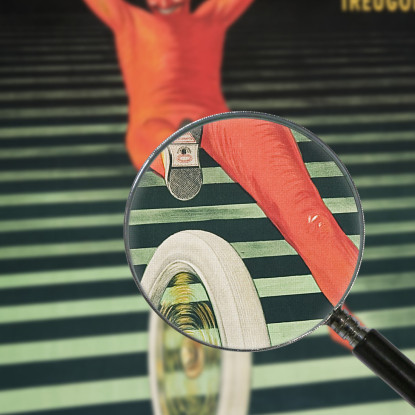 Pneumatico Russo-Americano Leonetto Cappiello lcp101 quadro stampato su tela