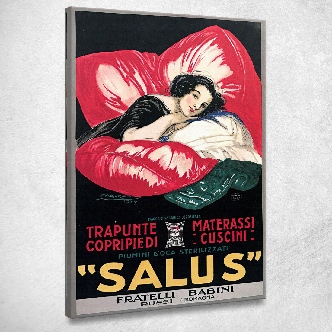 Saluti Leonetto Cappiello lcp102 quadro stampato su tela