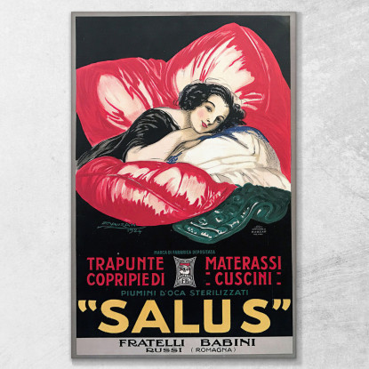 Saluti Leonetto Cappiello lcp102 quadro stampato su tela