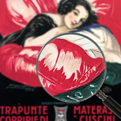 Saluti Leonetto Cappiello lcp102 quadro stampato su tela