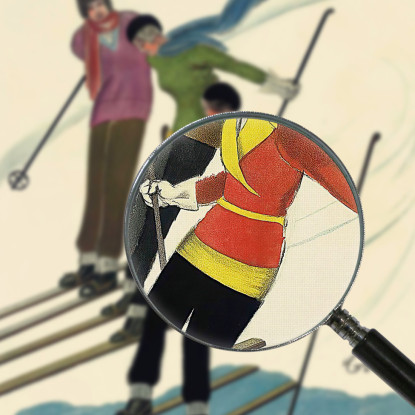 Superbagnères-Luchon Leonetto Cappiello lcp104 quadro stampato su tela