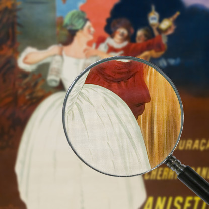 I Vecchi Liquori Marie Brizard Roger Leonetto Cappiello lcp106 quadro stampato su tela