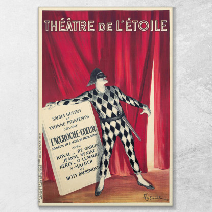 Teatro Delle Stelle Leonetto Cappiello lcp107 quadro stampato su tela