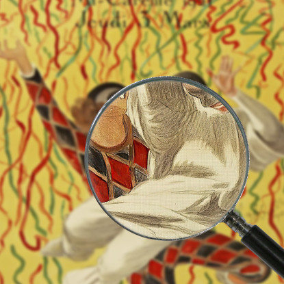 Gran Ballo Di Mezza Quaresima Del Teatro Dell'Opera Nazionale Leonetto Cappiello lcp108 quadro stampato su tela