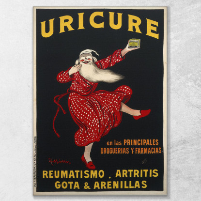 Uricure Leonetto Cappiello lcp110 quadro stampato su tela