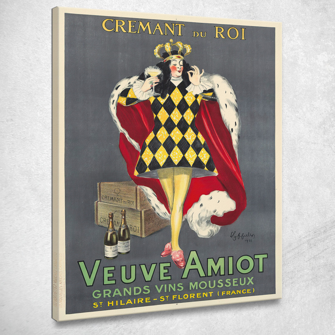 La Vedova Amiot Leonetto Cappiello lcp113 quadro stampato su tela