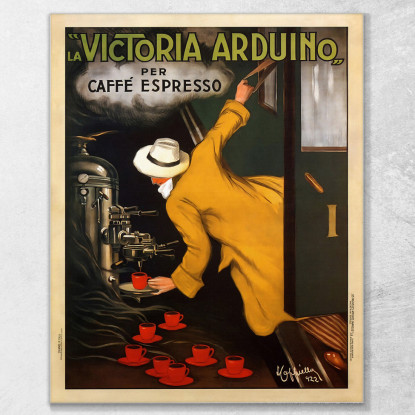 Vittoria Arduino Leonetto Cappiello lcp114 quadro stampato su tela