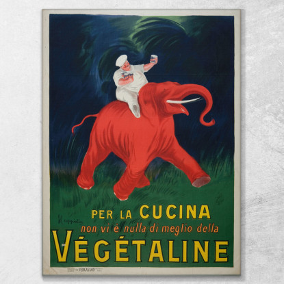 Vegano 2 Leonetto Cappiello lcp115 quadro stampato su tela