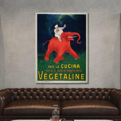 Vegano 2 Leonetto Cappiello lcp115 quadro stampato su tela